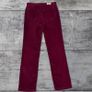 Vintage FUS Burgundy Corduroy Trousers W30 L33 Straight Leg Unisex Fit Image 7
