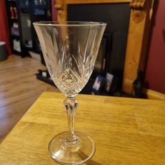 Crystal wine glasses