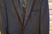 Navy Tuxedo Jacket
