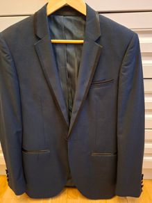 Navy Tuxedo Jacket