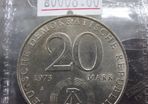 Germany GDR 20 Mark Otto Grotewohl Commemorative Coin - 1973
