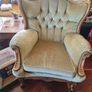 Antique Couch & Armchair Image 4