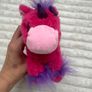 Keel toys Glitter Gems pink purple unicorn pony small plushie approx. 18cm. Used Please see pictures Image 3