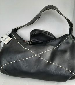 new 9 West handbag &purse blue silk lining tag attached