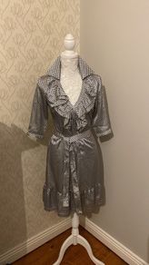 dress black and cream