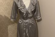 dress black and cream