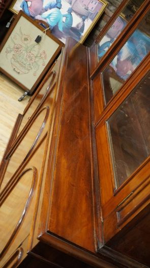 Victorian Mahogany Library Bookcase