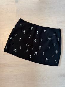 Black Embellished Skirt