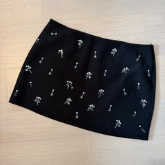 Black Embellished Skirt