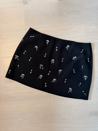 Black Embellished Skirt