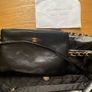beautiful leather black bag Image 6