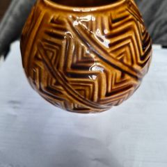 Vintage Retro Brown Vase