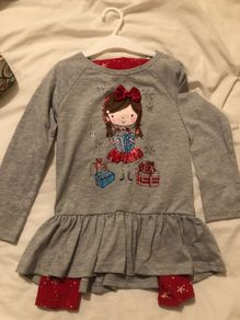 girls Christmas outfit age 4-5