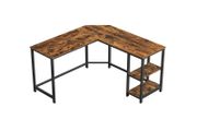 Industrial corner desk