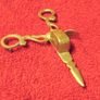 Vintage Brass Candle Wick Scissors / Snuffer Image 2