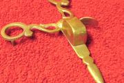 Vintage Brass Candle Wick Scissors / Snuffer