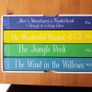 Mini Classics Book In Case.x 4 The Jungle  Book   The Wind In The  Willows.  The Wonderful  Wizard Of  Oz.alice Adventures In Wonderland Through The Looking  Glass. In Mint Condition. Image 7