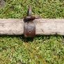Antique Yoke Plow Farm Ox Horse Wagon Rustic Farmhouse Cabin Wall Hanging Vintage Wood Metal Primitive Image 2