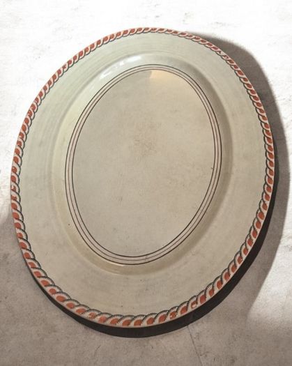 Collection of Antique Victorian and Art Deco English Serving Platters Staffordshire