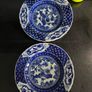 Vintage chinoiserie scalloped pierced plate Image 3