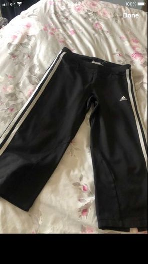 Ladies adidas 3/4 length leggings size 10