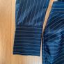 Navy Pinstripe Shirt & Skirt Co-Ord Set Image 6