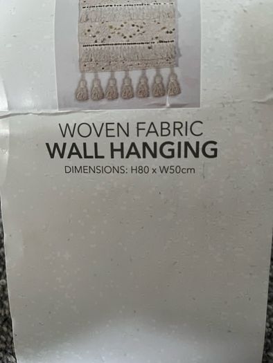 fabric wall hanging