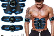 Eletric Muscle Stimulator Vibrater USB Rechargeable Abdominal Muscle Trainer Smart Fitness Abdominal Training Sports Lose Weight