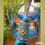 vintage tricycle red flower Chinese made Image 4
