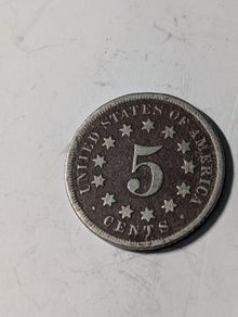 Usa 5 Cent 1868