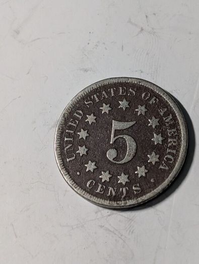Usa 5 Cent 1868