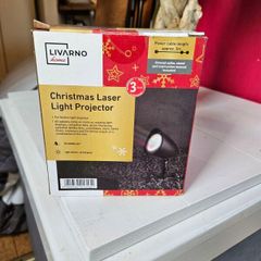 Outdoor christmas light projector