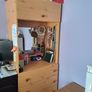 Wooden Dressing Unit with Drawers and Mirror Image 2