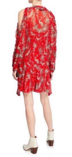The Kooples - Red Silk Dress