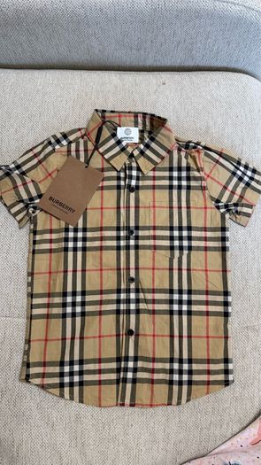 Burberry short sleeve shirt 4/5T