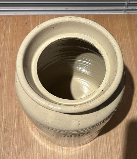 Large Vintage Stoneware Pottery Jar