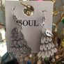 peacock earrings Image 2