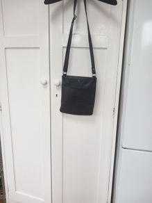 Ashwood Navy Cross Body Leather Bag
