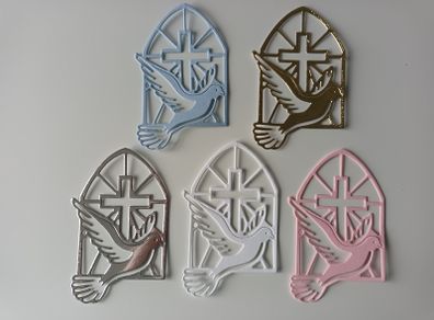 Die Cuts - First Communion / Confirmation / Sympathy - Dove in Window - Pack of 5
