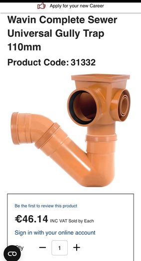 Swan neck drain x5