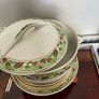 ceramic serving dish & plates Image 6