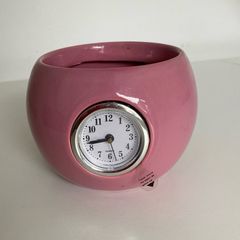 Flower pot clock