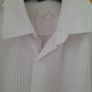 mans river island white textured shirt Image 2