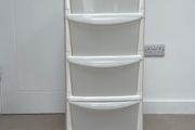Plastic 4 Drawer Unit