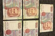 Italian 1000 Lire  Maria Montessori Banknotes