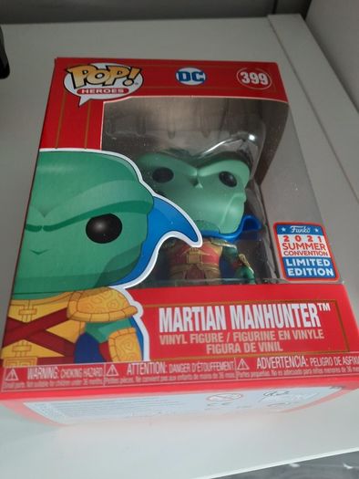 Brand New Funk Pop Dc Comics Martian Manhunter