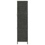 5-Panel Room Divider Black 193x160 cm Water Hyacinth Image 5