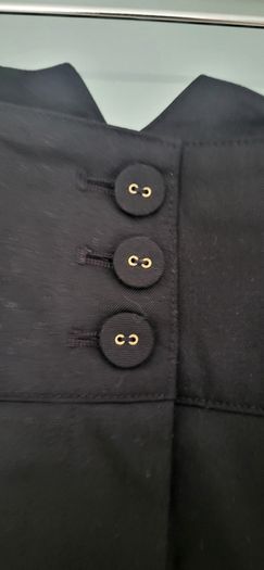 S'NOB San Noblesse Black Double Back pockets skirt with side pockets Sz L ( Fit 12-14 UK) Bnwot- Rrp 89 (New)
