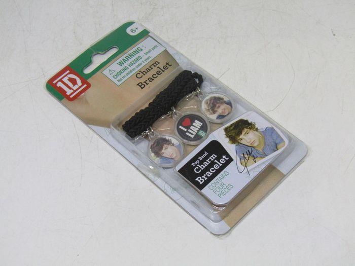 One Direction 1D Charm Bracelet Liam New In Box Sealed