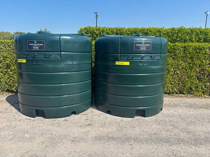 Bund diesel tank